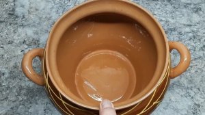Картофель с копчёными ребрышками в горшочке!