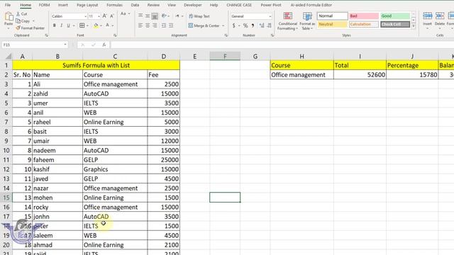 6 Most Important MS Excel SUM Formulas | Sumif | Sumifs | Sumproduct | Dsum Formula with Examples