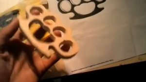 Как сделать кастет!How to make brass knuckles!