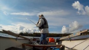 Рыбалка на севере Карелии. Топозеро. Рыболовная база Коккосалма