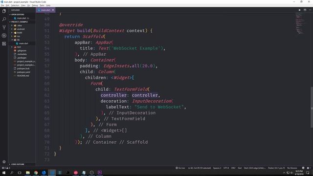 Interfacing with Websockets using Dart's Flutter Framework смотреть онлайн