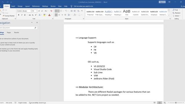 Day-2: Dot Net Core Framework Overview