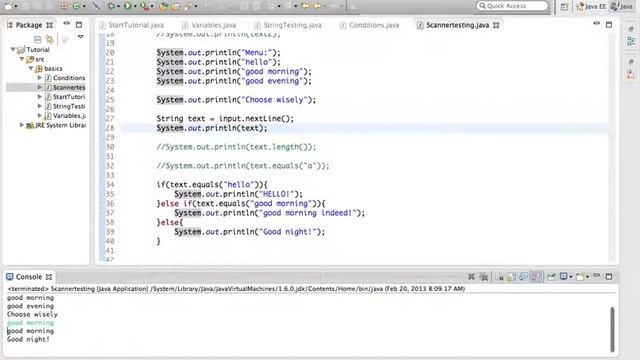 Java Programming Tutorial 08 - Manipulating Strings смотреть онлайн