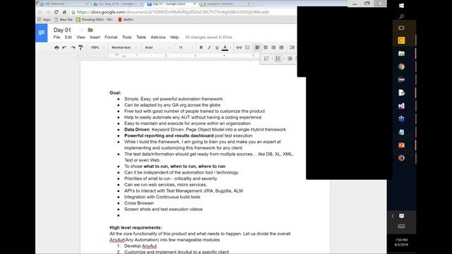 Selenium with Java Advanced Framework Training and Project for beginners day 01 смотреть онлайн