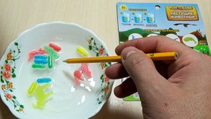 Животные растущие в воде - дешевые игрушки из Фикс Прайс.