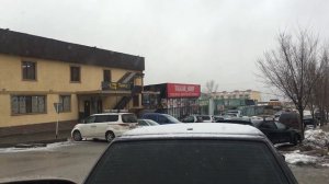 Kazakhstan.  The roads. Казахстан. Дороги в городе Талгар