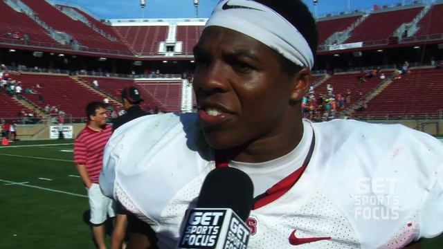 Justin Lum On-the-Spot interview with Stanford SS Jordan Richards смотреть онлайн