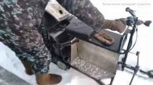 Реверс (задний ход), капот и лыжный модуль своими руками в мотобуксировщик Барс Следопыт.
