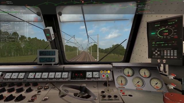 ZDSimulator. Скорый поезд №733 с ЧС8 сообщением Орша - Минск по участку Орша - Минск смотреть онлайн