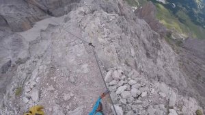 Holiday in 3000 m • Via Ferrata • Sass Rigais 3025 m • Dolomites • Italy • Klettersteig (HD)