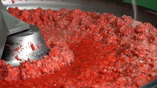 Куттер для мяса и колбасы завода Yuanchang в работе смотреть онлайн