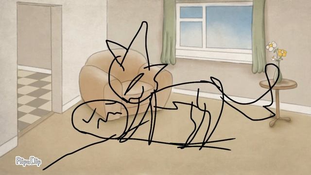 FlipaClip Стикмен и его кот смотреть онлайн