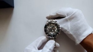 Casio Edifice Ef-550d-1avef часы мужские кварцевые видео обзор
