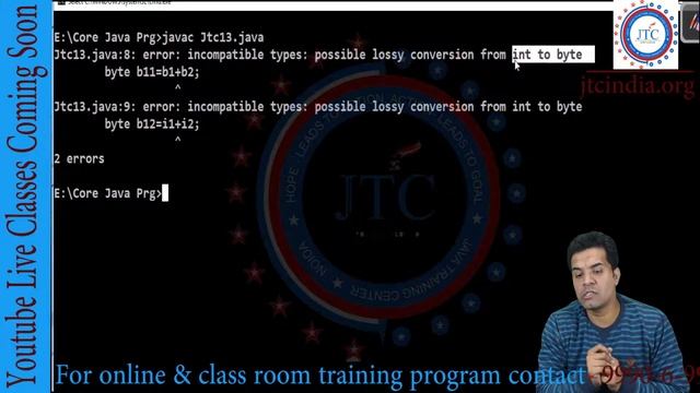 Core Java -9 : Java Language : Arithmetic Operators | SCJP / OCJP by Som Sir Part-28