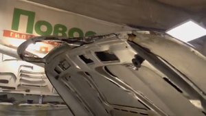 yt1s.com - - Ремонт капота  ВАЗ 21104 М Лобовой удар Классическая рихтовка без споттера нагрева и пр