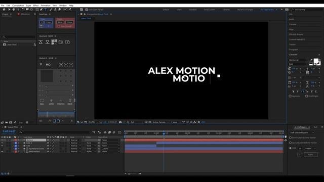 Создание динамичной плашки в AfterEffects | Lower Third