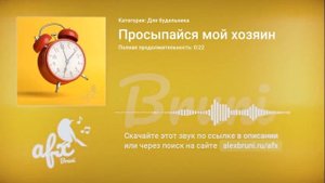 Звук: Просыпайся мой хозяин