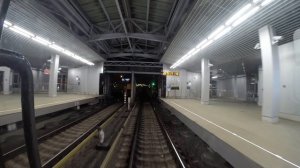 от Автозаводской до Коломенской. Открытый участок