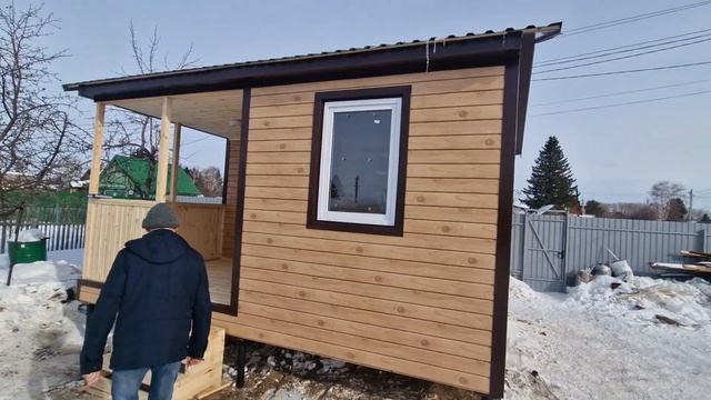 Домик на дачу 5х5м от компании Лесное раздолье Омск