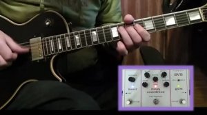 Мастеровая гитарная педаль SVS trendy Overdrive|Тест гитарной педали Handmade в режиме GUM