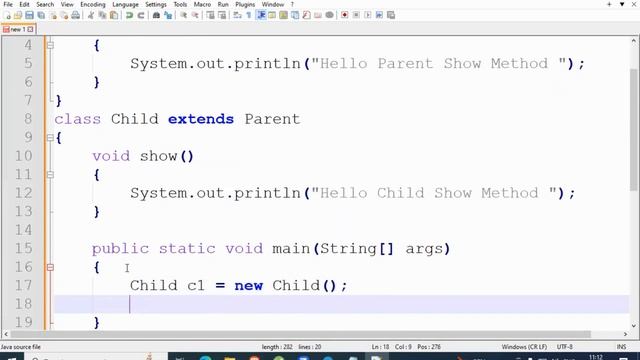 Ep48: Method Overriding in Java | Run-time Polymorphism | Core Java смотреть онлайн