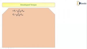 Developed Torque- Three Phase Induction Motor -  Electrical Machines 3