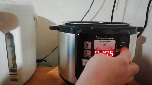 Мультиварка-Скороварка Мулинекс(Moulinex CE620D32) режим Тесто (поднятие Опары)