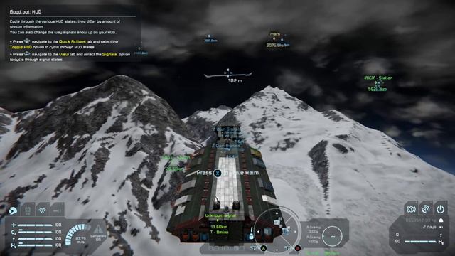 Space Engineers (E-79) Part 2 We landed this overweight ship on another planet. смотреть онлайн