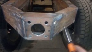 Мини трактор переломка своими руками. Переделка рамы мини трактора часть1