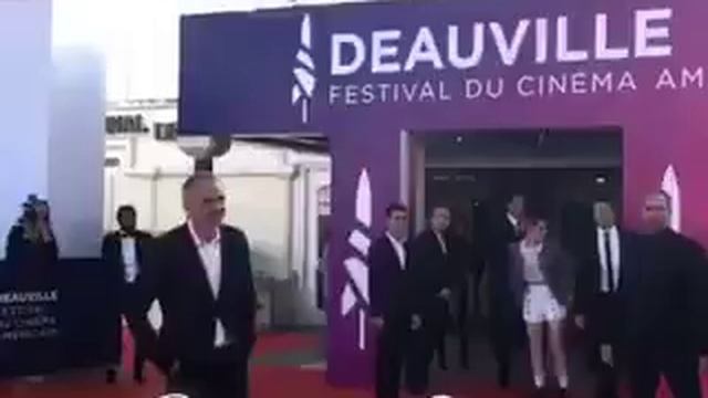 Kristen Stewart and Olivier Assayas at Deauville2019 ️ - -