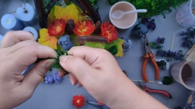 Букет композиция под зонтом смотреть онлайн