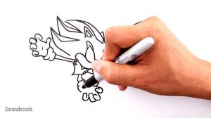 Epic Battle SONIC vs  SHADOW Drawing and Painting! (Step by Step)