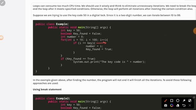 Break in Java | Break in while loop in java | use of break смотреть онлайн