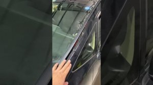 Снятие молдинга лобового стекла Honda Fit 3 поколение