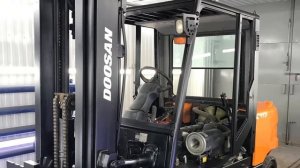 Покраска погрузчика doosan