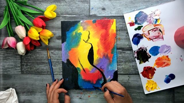 КАК НАРИСОВАТЬ ОБНАЖЕННУЮ ФИГУРУ ДЕВУШКИ • Картина НЮ •