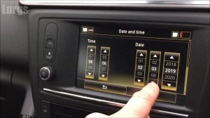 How to set clock on Renault Kadjar Date and Time Setting