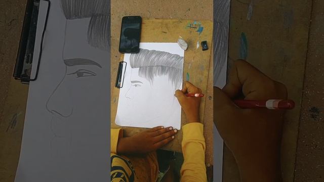 how to draw boy hair sketch смотреть онлайн