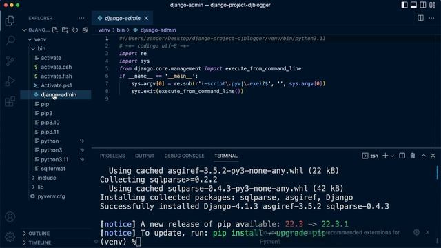 How to Start Django Project | Django Project | djblogger | 2