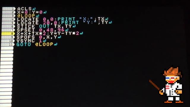 SmileBASIC Tutorials - Thumbstick смотреть онлайн