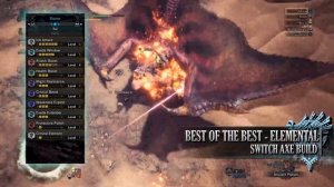 Best of the Best Switch Axe Builds : MHW Iceborne Amazing Builds : Series 7