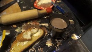 Тушёные куриные шеи с картофелем....Всё сами, стряпают и варят...всё сами..