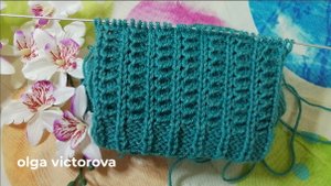 РЕЛЬЕФНЫЙ УЗОР СПИЦАМИ 45 Узоры спицами Knitting patterns