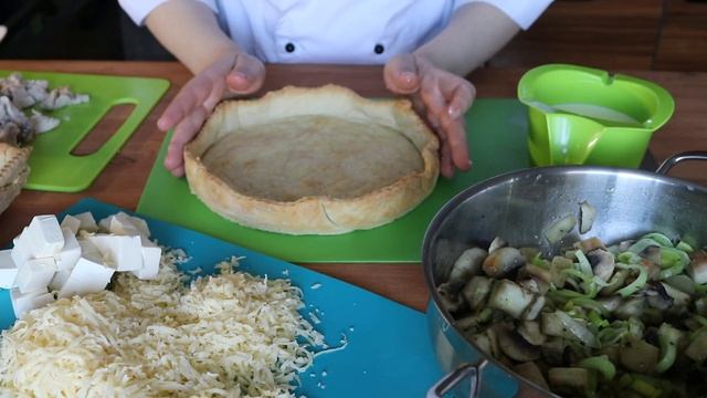 Вкусный Французский пирог Киш с грибами и курицей.Готовим вместе с RusLanaSolo смотреть онлайн
