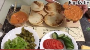 The best burger hands down/Лучшие БУРГЕРЫ дома.Настоящий классический бургер/Համեղ բուրգերներ