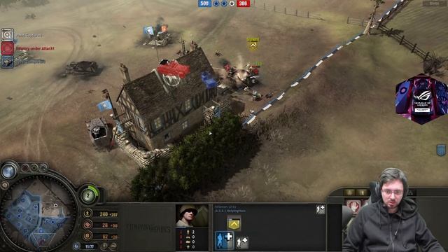 CoH: 1v1 - Halftracks in MY BASE! (Company of Heroes in 2021)