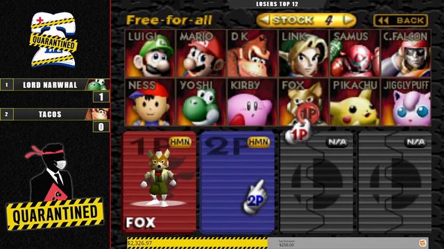 Quarantined Rapport EC Top 12 - lord narwhal (Yoshi) Vs. tacos (DK) Super Smash Bros - SSB64 смотреть онлайн