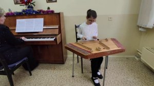 Илларионова Катя 10 лет. Цимбалы. В Иванов "Новогодний вальс", обр. М. Красева "Ой, за гаем, гаем"