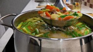 ТАКОГО вкусного СУПАа давно не ели! Кастрюля уходит за раз и сразу варим еще! (сердечки с сырком)