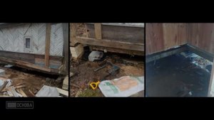 Подъем бани на блочный фундамент в Вырице. Ремонт фундамента старой бани.